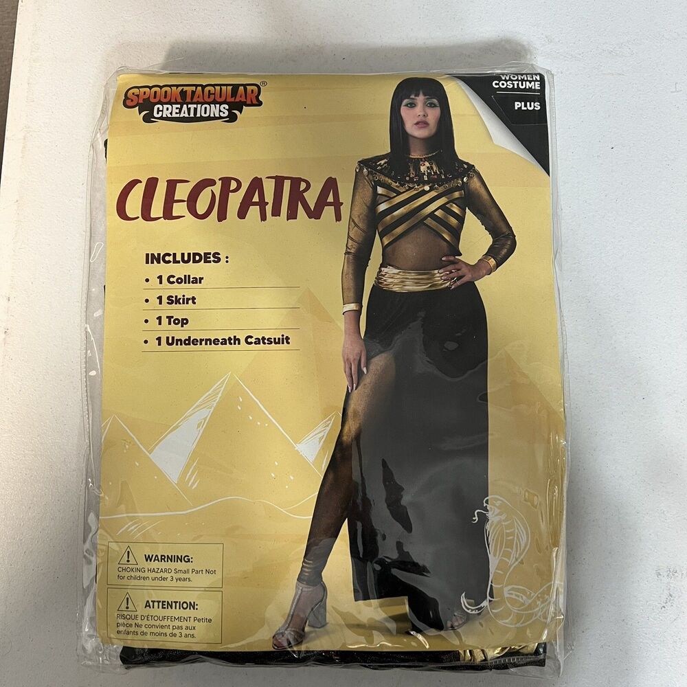 Spooktacular Creations Cleopatra Costume. Women’s Plus Size NEW